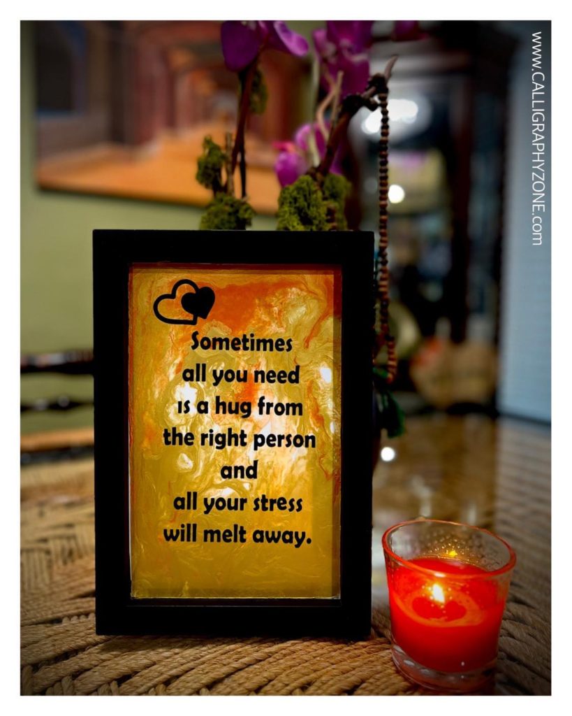 Sometimes all you need is a hug from the right person